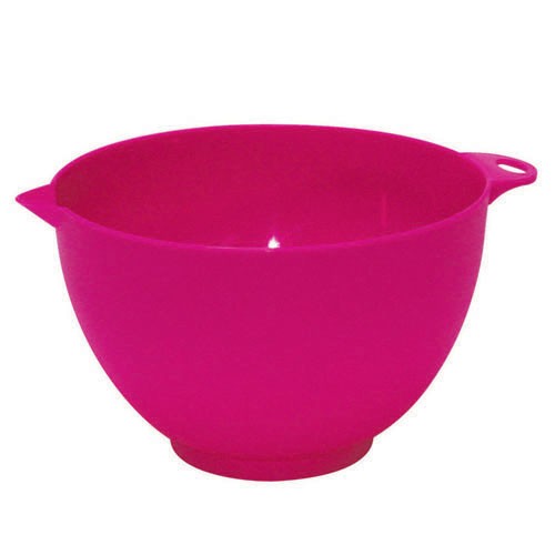 Large Bright Pink Plastic Bowl