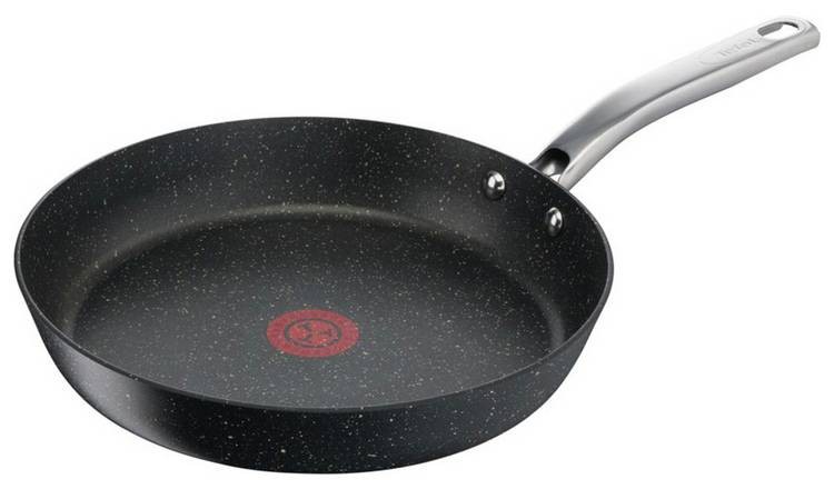 black nonstick frying pan