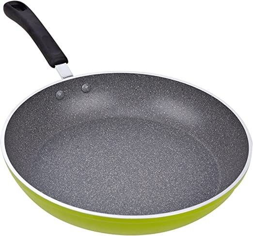 green nonstick frying pan